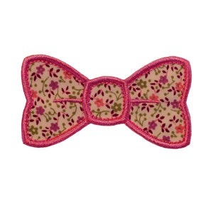 Bow Tie Machine Embroidery Design Applique Pattern in 6 sizes 2, 3, 4, 5, 6 and 7 image 2