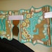 Fancy Square Banner In The Hoop Banners Machine Embroidery Designs Applique Patterns all done In-The-Hoop in 4 sizes 4 