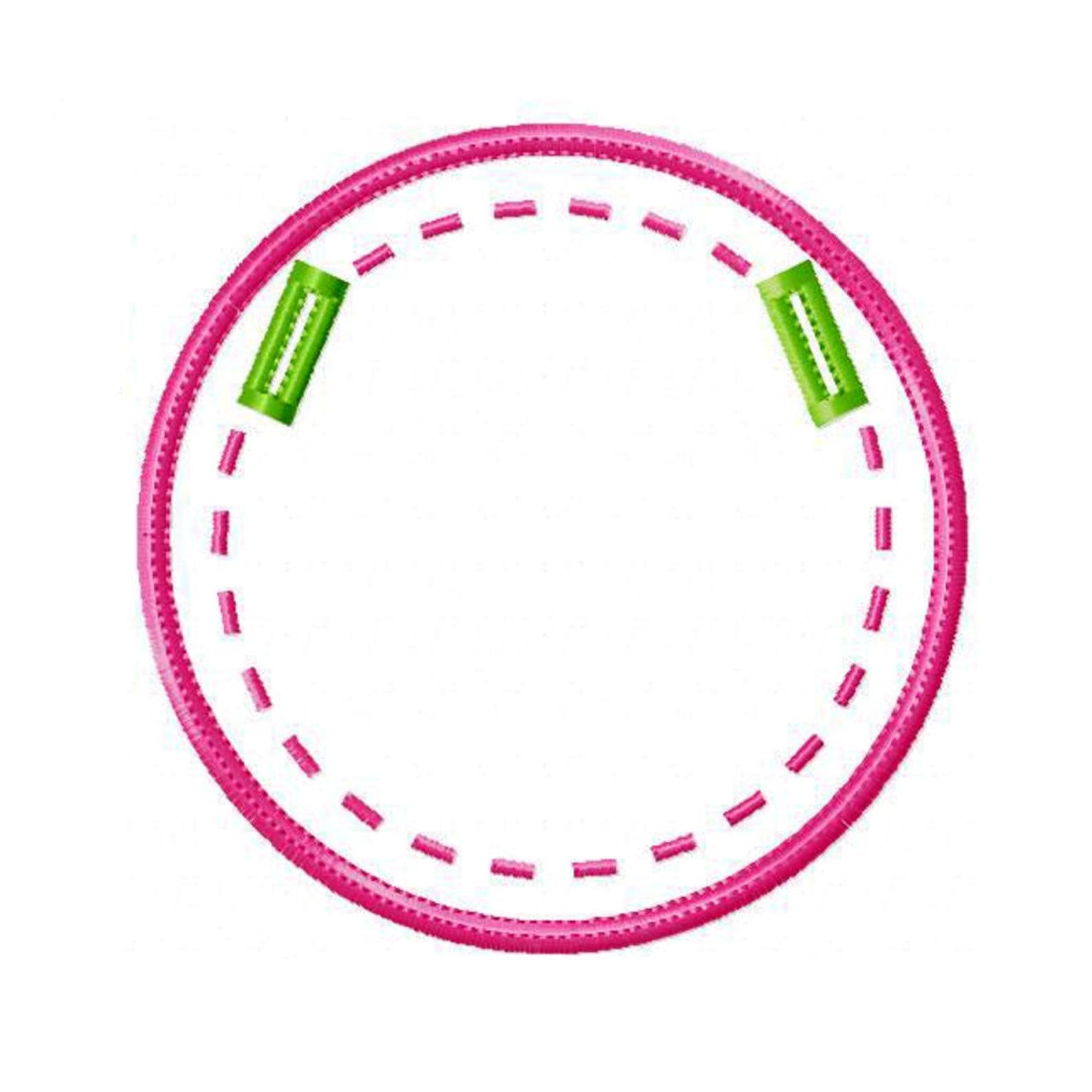 Perfectly Round Banner in the Hoop Banners Machine Embroidery Designs ...