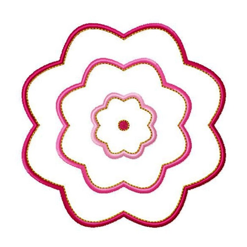Camellia Flower Appliques Machine Embroidery Designs Applique Etsy