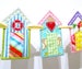 Beach Hut Banner In The Hoop Project Machine Embroidery Designs Applique Patterns ITH in 5 variations in 7 sizes 4 
