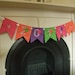 Party Banner In The Hoop Banners Machine Embroidery Designs Applique Patterns all done In-The-Hoop in 4 sizes 4 