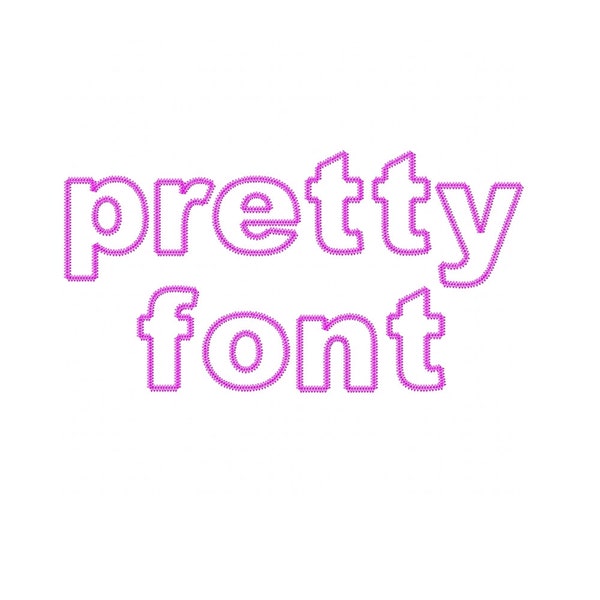 Pretty Applique lowercase Letters Machine Embroidery Font Designs Alphabet Appliques Patterns in 5 sizes 2", 3", 4", 5" and 6"