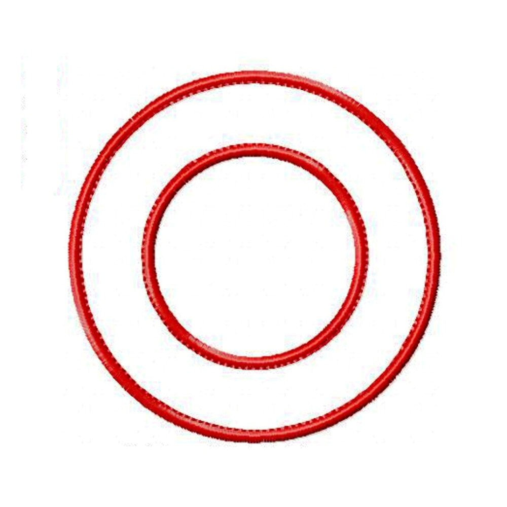 Circle Frames Machine Embroidery Applique Design Pattern 2 Etsy