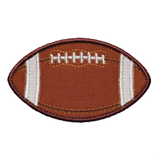 Football Appliques Machine Embroidery Designs Applique Pattern in 5 sizes 3", 4", 5", 6" and 7"