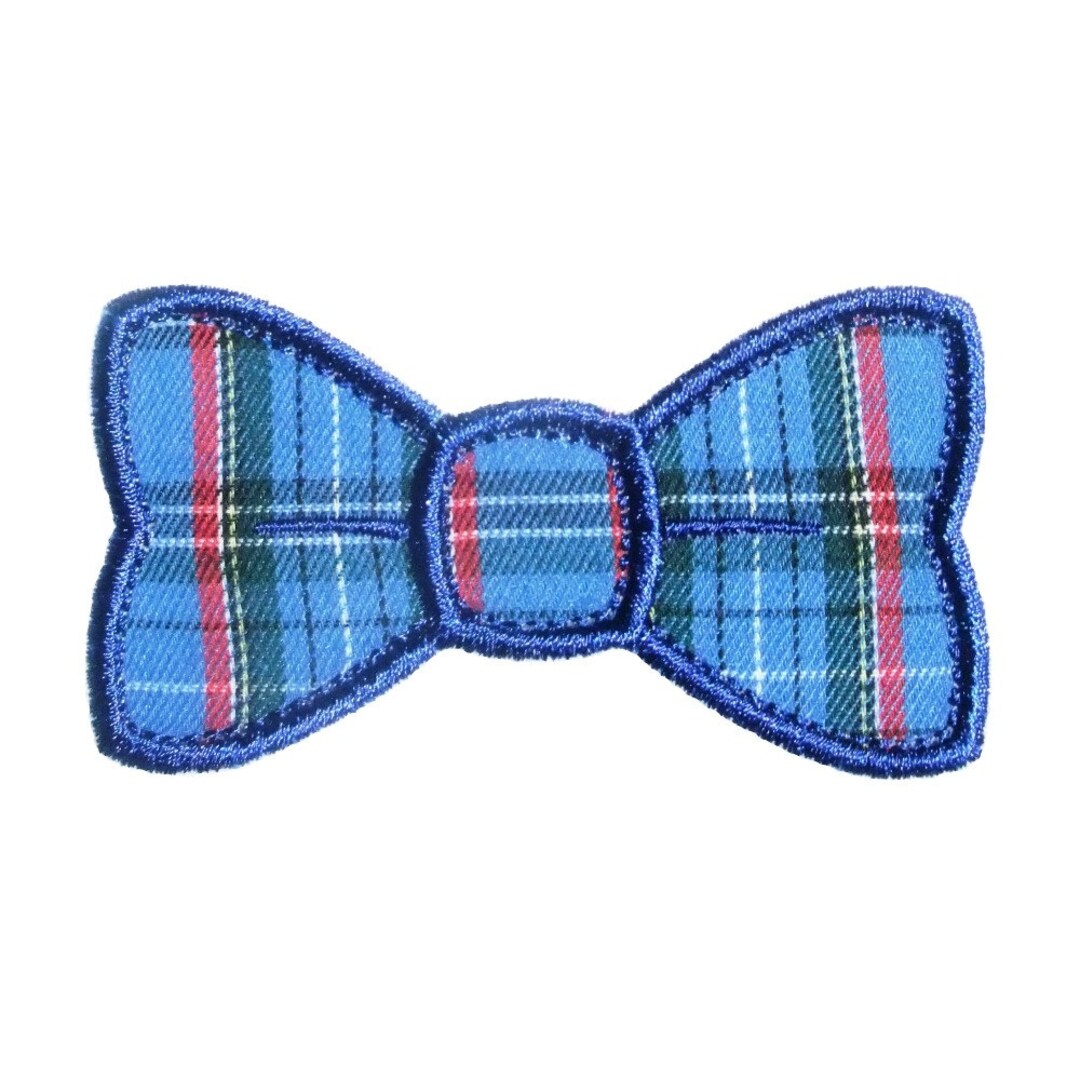 Bow Tie Applique Machine Embroidery Design Pattern in 6 Sizes 2, 3, 4