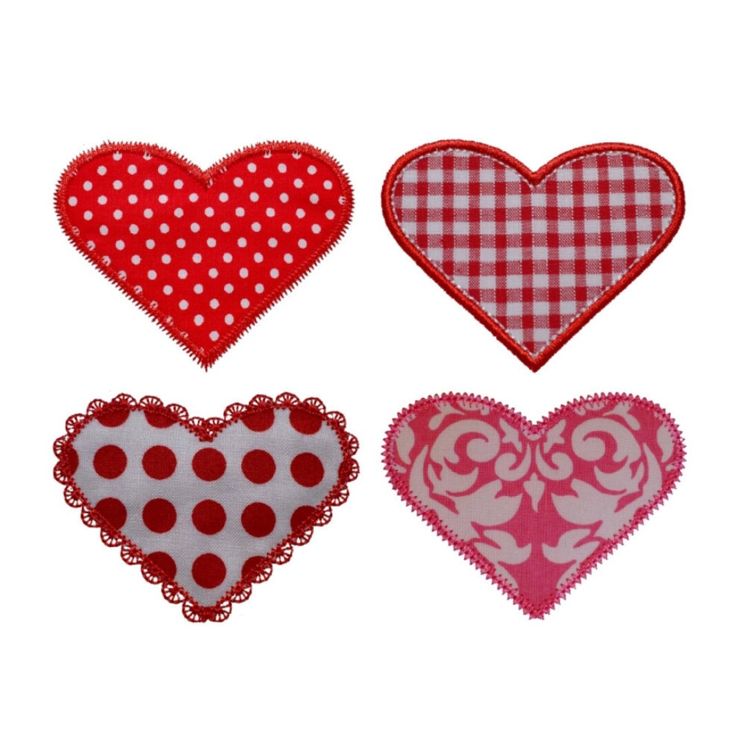 Sweet Heart Appliques Machine Embroidery Designs Applique Etsy