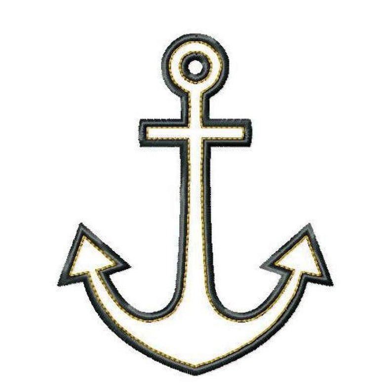 Anchors Aweigh Appliques Machine Embroidery Designs Applique Pattern in 4 sizes 4 6 and 7 5