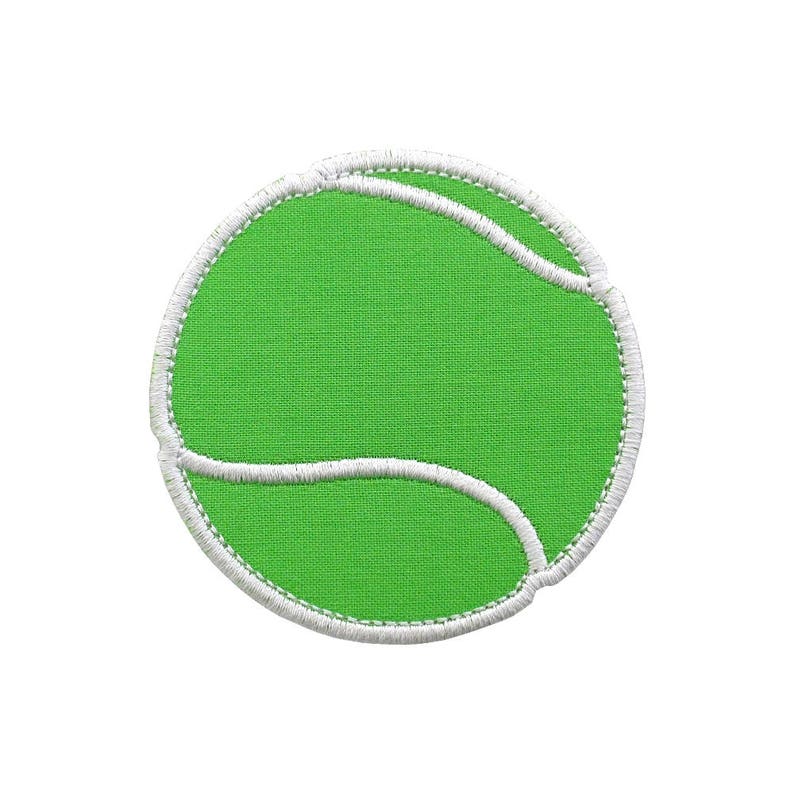 Tennis Ball Appliques Machine Embroidery Design Applique Etsy