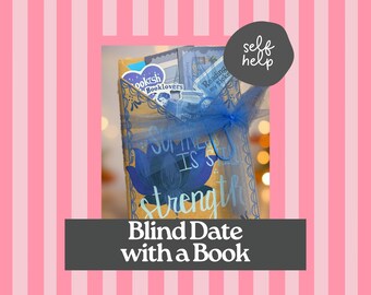 Self-Help Blind Date with a Book • Motivational Wrapped Book Gift • Personal Growth Surprise for Encouragement