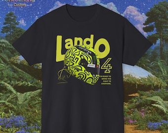 Lando Norris Vintage F1 Tee: McLaren Racing Fan Gift