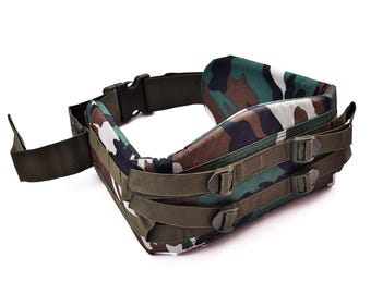 thumbnail image 2 of Military Alice Pack With Kidney Pad & Waist Belt - OD Camo 1000D Tactical Backpack 2 of 6