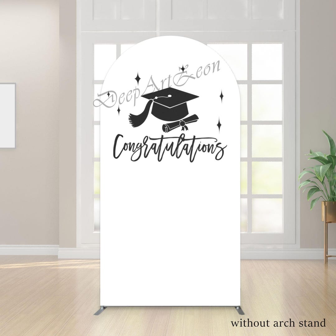 2026 Graduation Backdrop Arch Cover：grad Cap Graduate Party Decor - Etsy