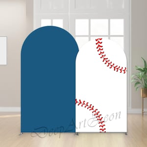 Baseball Arch Photo Back Drop Cover Rookie Of the year Boy Birthday Chiara Photo Background Cover