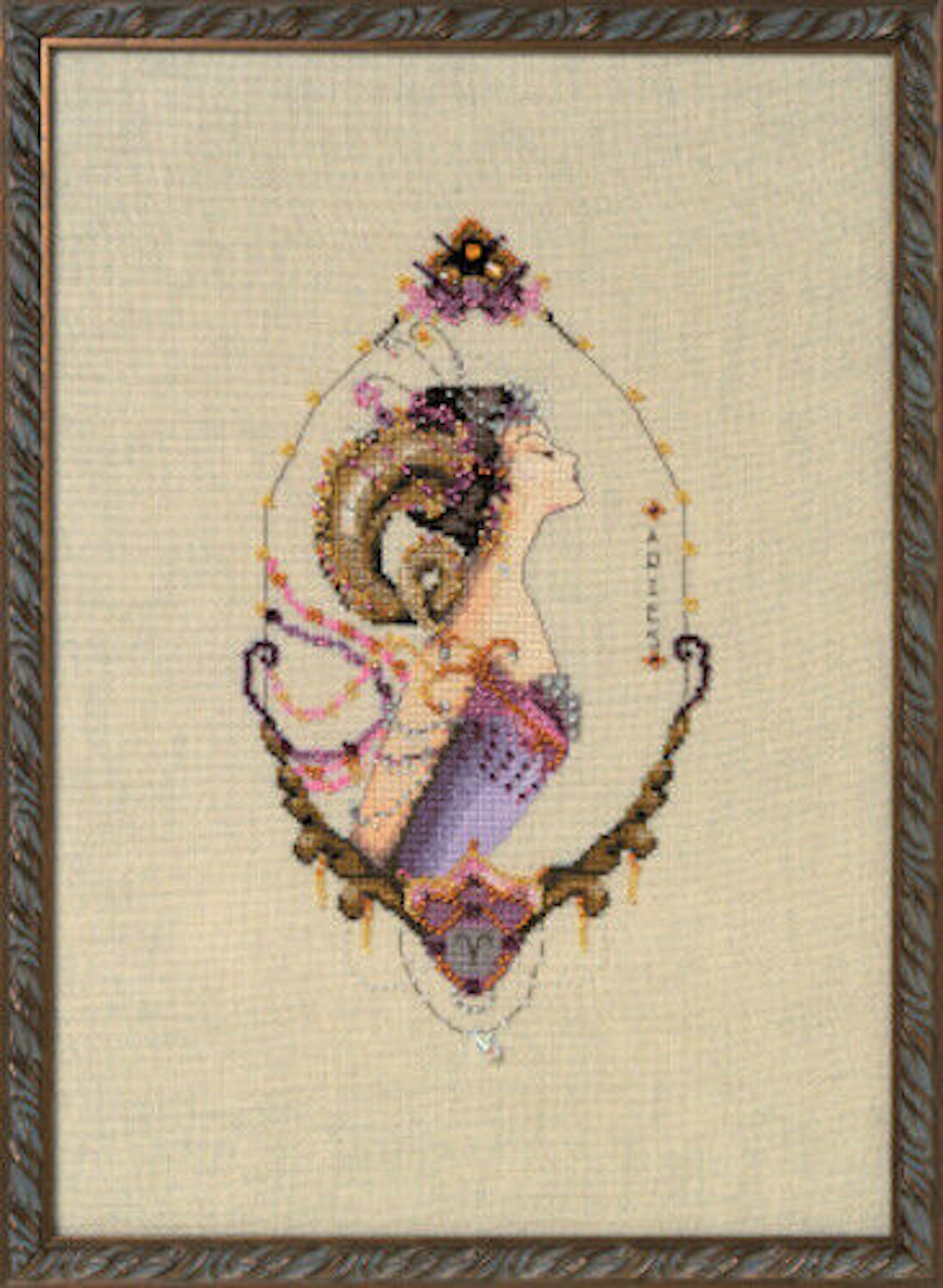 stitch  Aries Star Sign – Embroidery and Sage