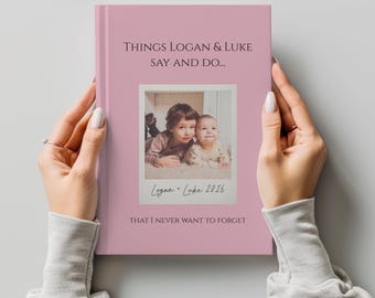 Diario de recuerdos personalizado para mamá, cuaderno de fotos personalizado