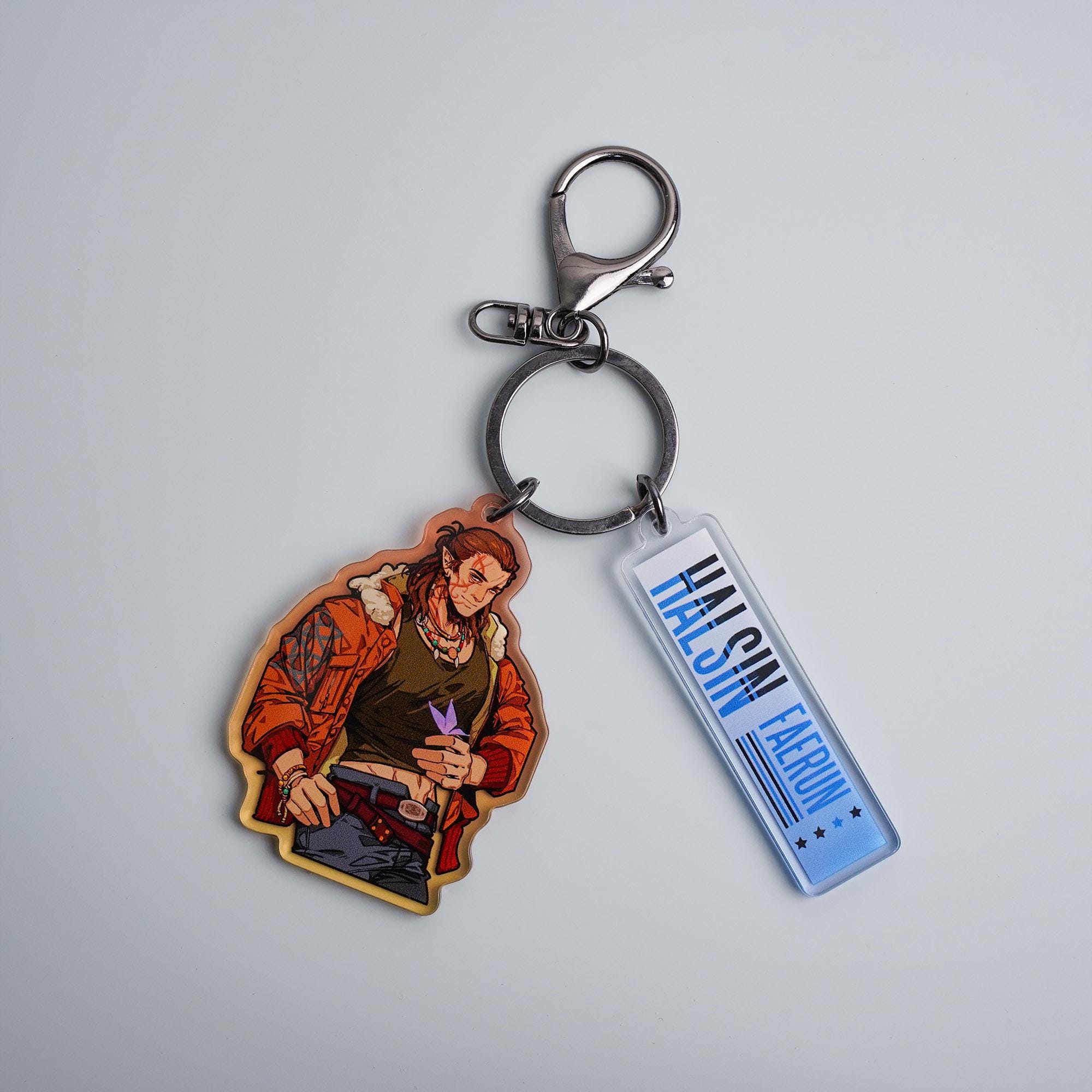Baldur's Gate 3-BG3-Halsin-Halsin Keychain-Halsin Backpack Pendant-Halsin Decorative Pendant-DND