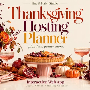 Web-App zur Planung von Thanksgiving und Friendsgiving | Interaktiver Gastgeberplaner