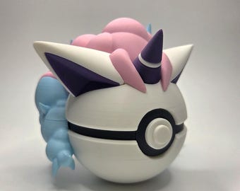 Galarian Ponyta Pokeball Figure