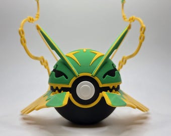 Mega Rayquaza Pokeball Figure
