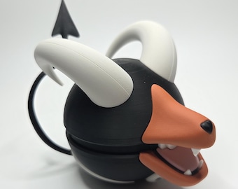 Houndoom Pokeball Figure