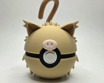 Mankey Pokeball Figure