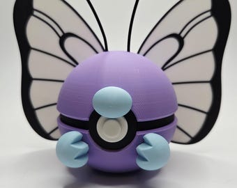Butterfree Pokeball Figure
