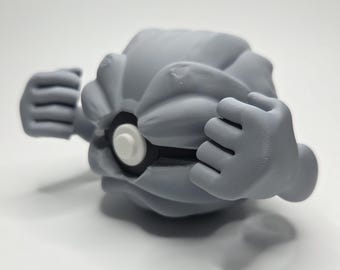 Geodude Pokeball Figure