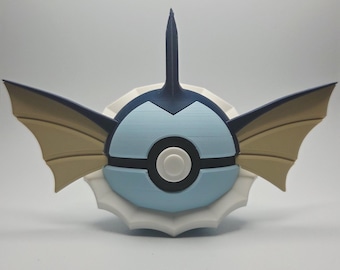 Vaporeon Pokeball Figure