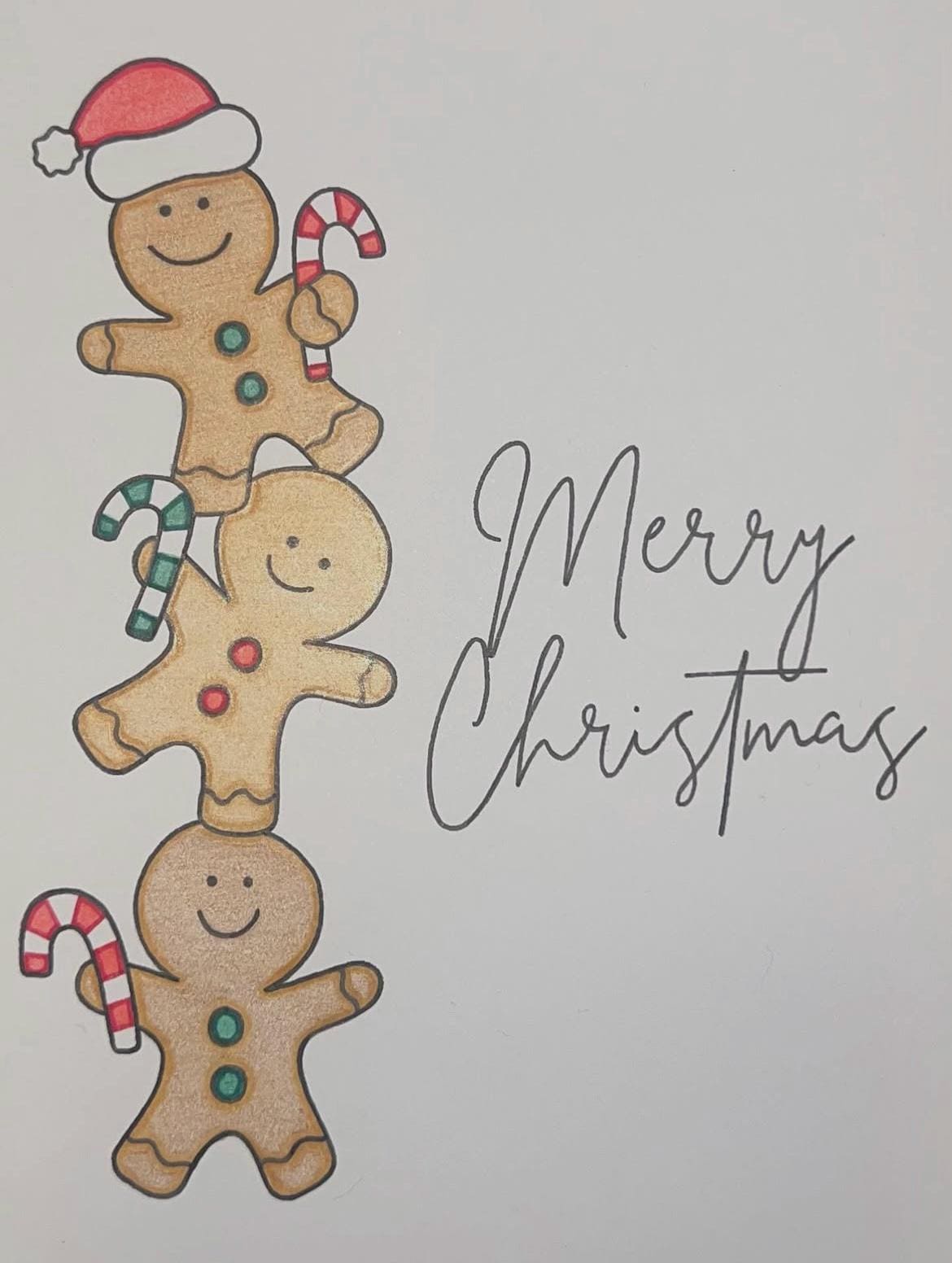 Gingerbread Christmas Card