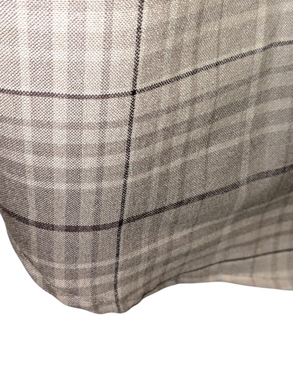 Vintage Sir Pendleton Worsted Wool Gray Plaid Shi… - image 9