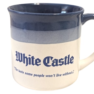 Vintage White Castle Mug - Etsy