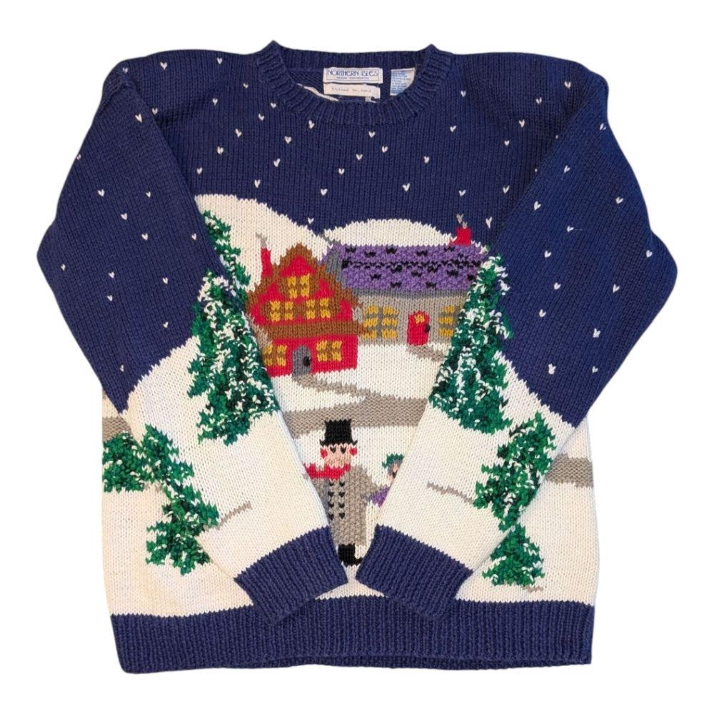 新品 northern isles ハロウィン柄 ハンド ニット セーター S 新品 northern isles ハロウィン柄 ハンド ニット セーター S