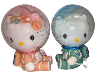 NWT Y2K Hello Kitty Dear Daniel Astronaut Wedding Plush Set 2000