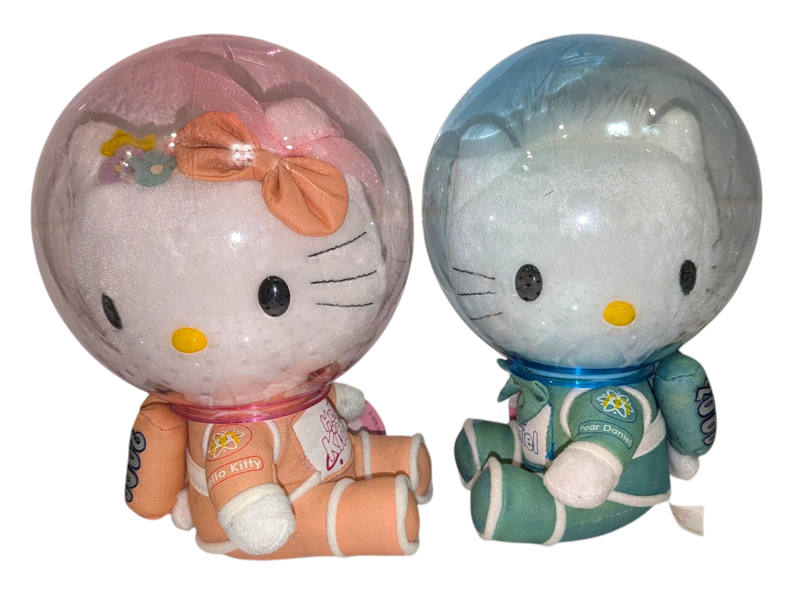 NWT Y2K Hello Kitty Dear Daniel Astronaut Wedding Plush Set 2000