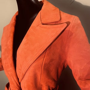 Peach suede deals jacket