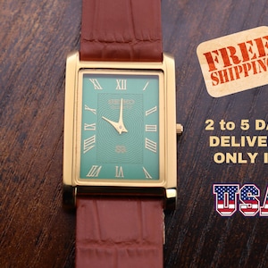 SEIKO tank ヴィンテージ 稼働品 Vintage seiko tank watch - Gem