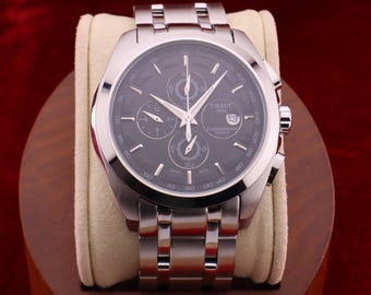 New Tissot 1853 Couturier Tachymeter Chronograph Quartz Men's Wrist Watch