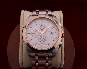 New Tissot 1853 Couturier Tachymeter Chronograph Quartz Men's Wrist Watch