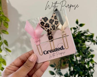 BOW paper clip, BOOKMARK, bible bookmark