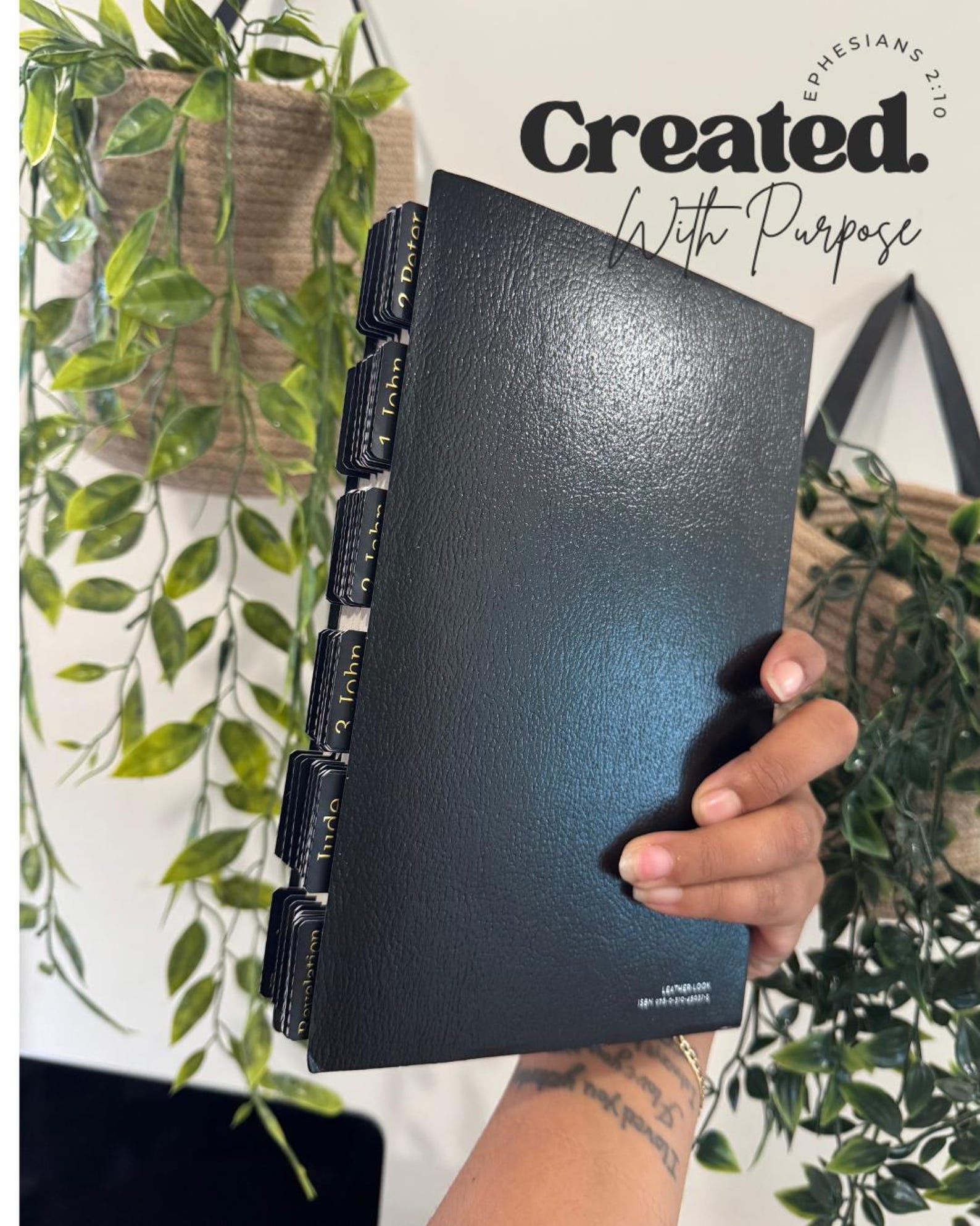 BLACK NIV Thin Print BIBLE, Bible With Tabs, Personalized Gifts Etsy