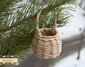 Basket Weaving Master class "Baby - Basket"