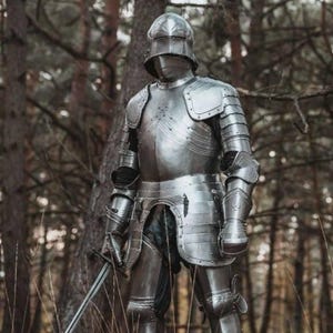 Medieval Gothic Full Plate Armor Suit | Handcrafted Steel Battle-ready Armor Suit | Medieval Fantasy Knight Armor | SCA Armor | Larp Armor