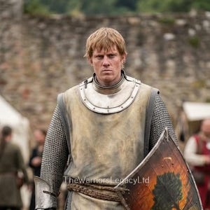 Ser Duncan La Armadura Alta – Disfraz de Caballero Medieval – Escudo Dunk con Sigilo de Árbol – Cosplay LARP de Fantasía – Réplica de Caballero Errante