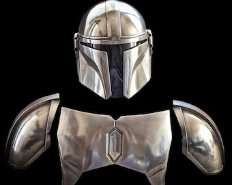 Authentic Mandalorian full body Armor Replica | Beskar Steel Star Wars Cosplay Prop & Gift for Him | Unique Collectible