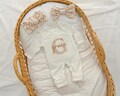 Baby Girl Coming Home Outfit, Baby Shower Gift, Newborn Baby Girl Outfit Personalized, Baby Girl Hospital Set Monogrammed