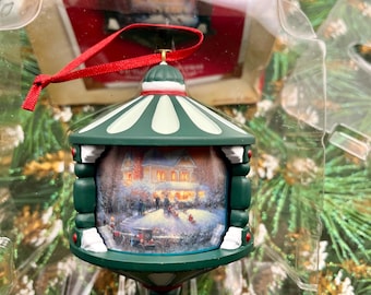 VINTAGE Hallmark Keepsake Ornament – Thomas Kinkade Victorian Christmas – 2004 three different images