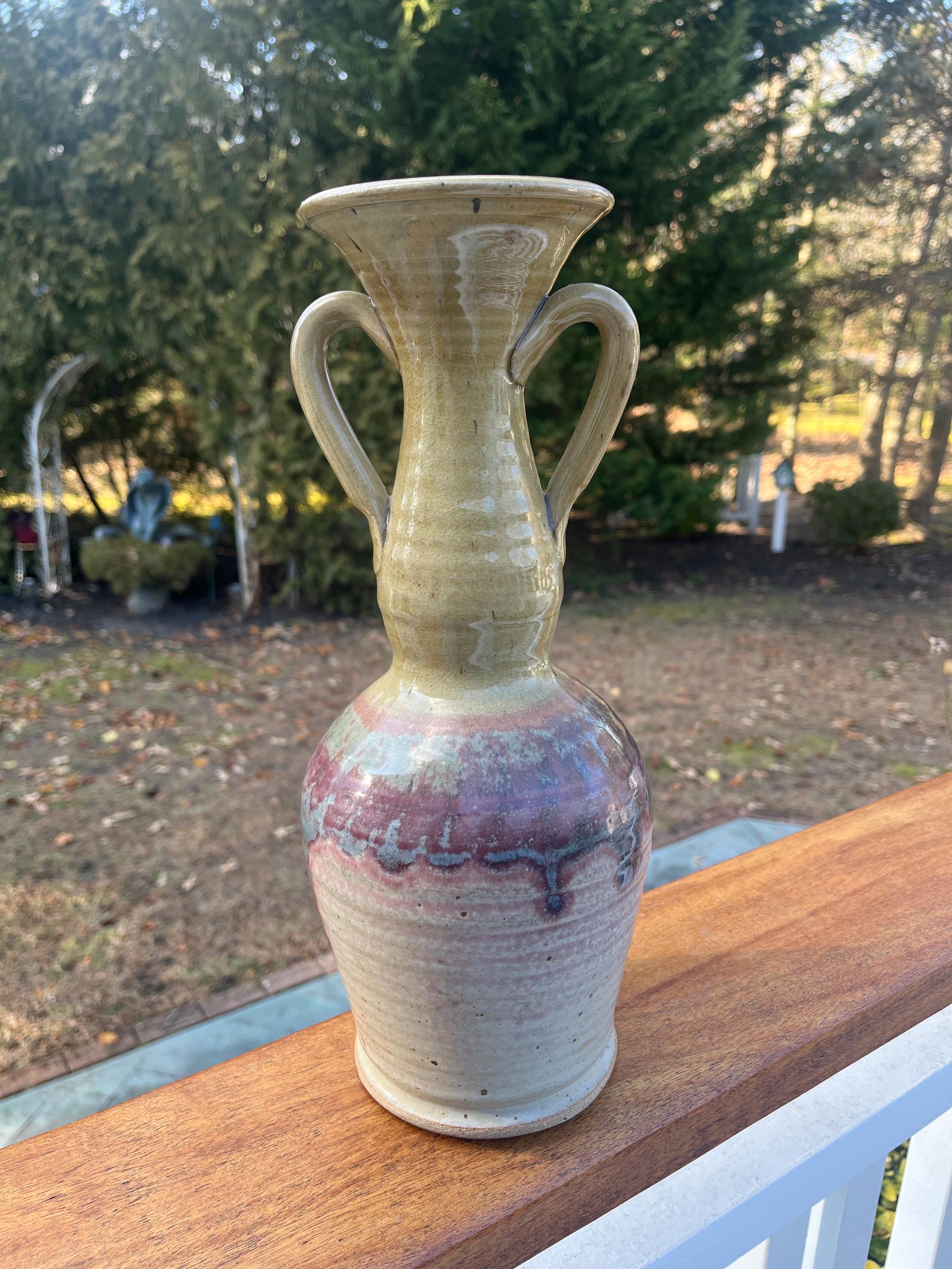 陶器　花瓶　花器　Nichols Pottery NC ノースカロライナ Nichols Pottery Nc - Etsy