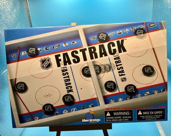 Vintage Fastrack Sling Puck Game | Wooden Tabletop Dexterity Game | Family Fun Night