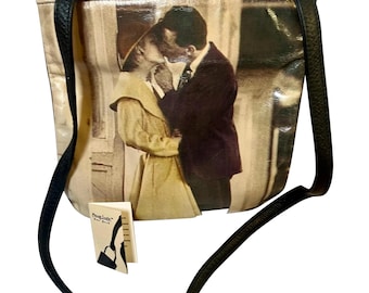Nancy Lucia Italian Leather Bag: Romantic Couple Design
